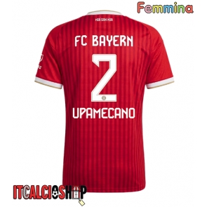 Bayern Munich Dayot Upamecano #2 Prima Maglia Femmina 2026-27 Manica Corta
